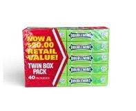 Chicles Doublemint. 20 Paquetes de 40 Paqueticos de 5 Chicles