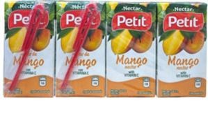 Nectar de Mango Petit (200 ML). Caja de 3 Paquetes de 8 Unidades