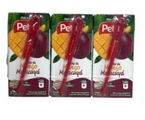 Nectar de Mango - Maracuya Petit (200 ML). Caja de 8 Paquetes de 3 Unidades