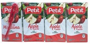Nectar de Manzana Petit (200 ML). Caja de 3 Paquetes de 8 Unidades