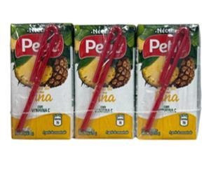Nectar de Piña Petit (200 ML). Caja de 8 Paquetes de 3 Unidades