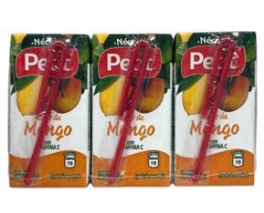 Nectar de Mango Petit (200 ML). Caja de 8 Paquetes de 3 Unidades