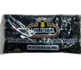 Frijol Negro, Molinera (12 OZ)