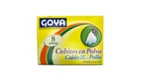 Cubitos en Polvo, Caldo con Sabor A Pollo, Goya (2.82 OZ). 24 Cajitas de 8 Sobres Cada una