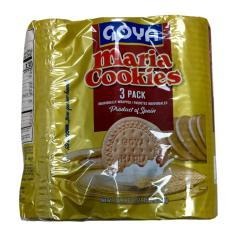 Galletas Maria 3 Paquetes, Goya, (21.16 OZ). 10 Unidades de 3 Paquetes Cada Uno