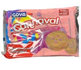 Galletas Carnaval Fresa,Goya (14.2 OZ)