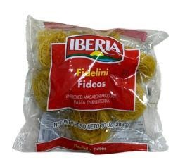 Fideos, Pasta Enriquecida Iberia (10 OZ)