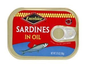 Sardinas en Aceite, Excelsior (3.75 OZ)