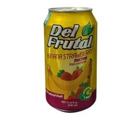 Nectar de Platano y Fresa del Frutal, (330 ML)