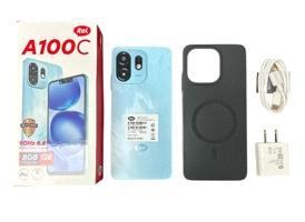 Telefono Itel A100C, 128 GB , 8 GB de RAM, Accesorios: Cover, Cargador y Cable de Carga