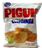 Piguis Original, Frituras de Trigo con Sabor A Tocino y Limon, Bocadeli (2.8 OZ)