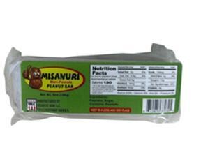 Barra de Mani, Misanuri (6 OZ). Caja de 100 Unidades
