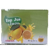 Refresco Instantaneo, Top Jus de Limon (24 Cajitas X 24 Sobres de 10G) (576 Sobres, Rinden 2 Litros Cada Uno)