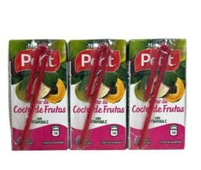 Nectar de Coctel Petit (200 ML). Caja de 8 Paquetes de 3 Unidades