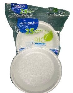 Disposable Plates Nº 9 22.3CM