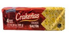 Galletas Saltin (10.58 OZ), Crakeñas. 12 Unidades de 4 Paquetes