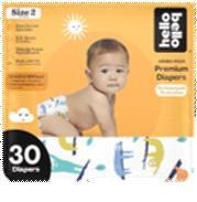 Pañales Hello Bello Tamaño 2 (10 A 16 LB), 4 Pack