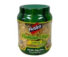Plantain Chips Limon Fresko, (20 OZ)