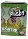 Refresco Fresko Instantaneo Azucarado de Guanabana (24 Cajitas X 24 Sobres de 10G) (576 Sobres, Rinden 2 Litros Cada Uno)
