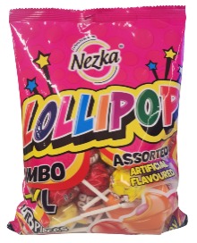 Dulce Pop Gum Filled Lollipop Nezka 40.63OZ