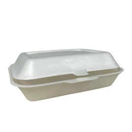Recipiente de Espuma de 3 Compartimentos # 8